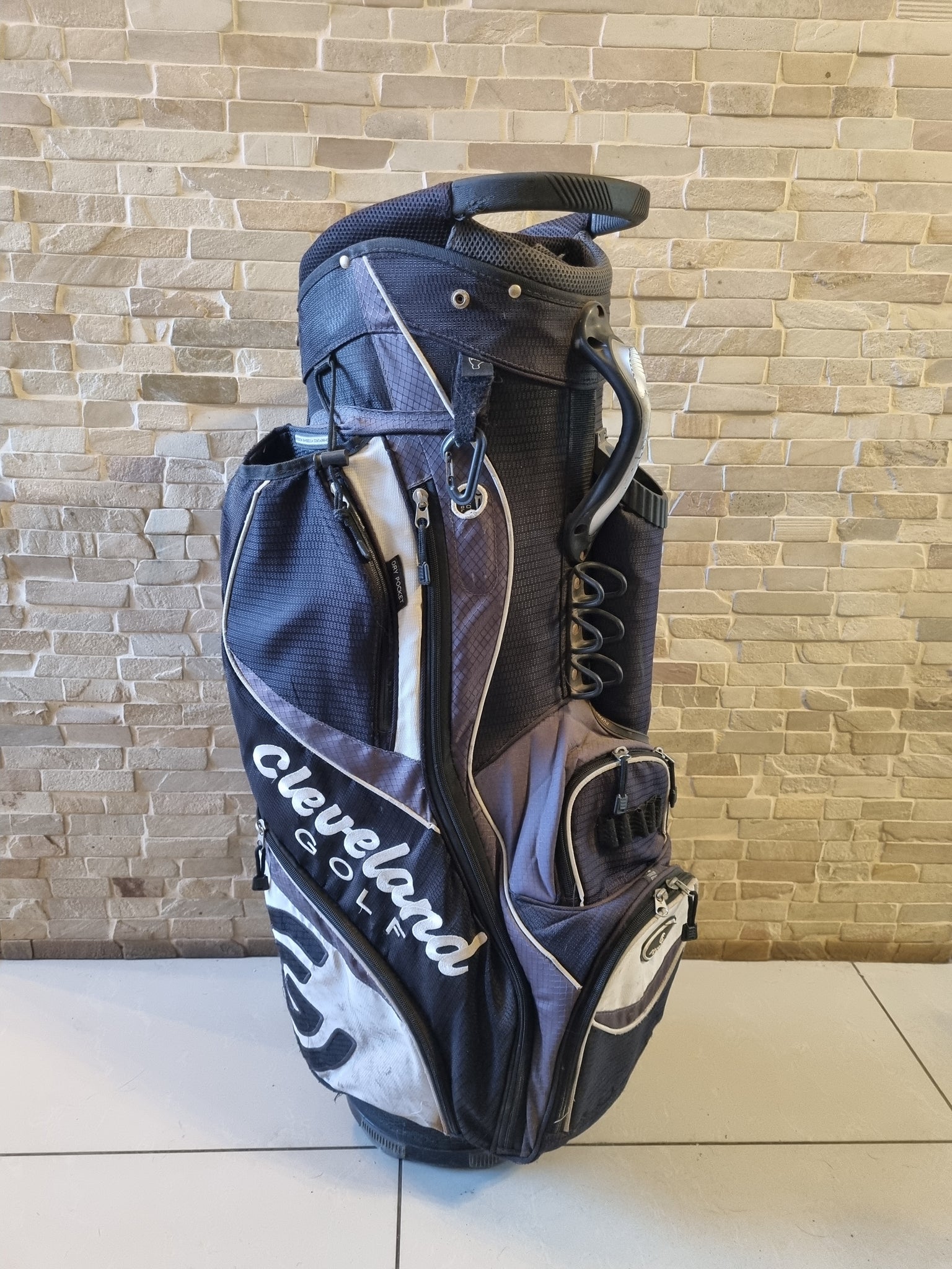 cleveland golf bag rain cover Cleveland Golf Cart Bag 14-Way Divider with Rain Cover – Golfers Market