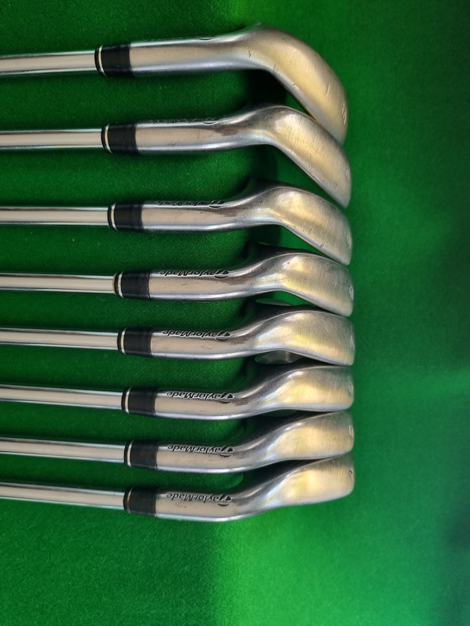 Fers Taylormade RAC OS – 3 à 9 + wedge 52° – Flex régulier Fers Taylormade RAC OS – 3 à 9 + wedge 52° – Flex régulier