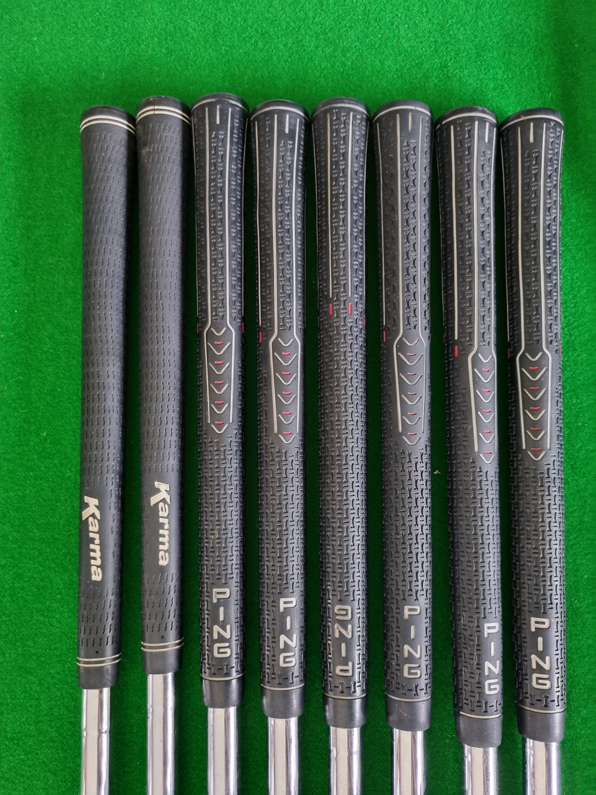 Lot De 3 Fers PING G2 Green Dot – Numéros 6, 8, 9, Tige Régulière Acier, Occasion