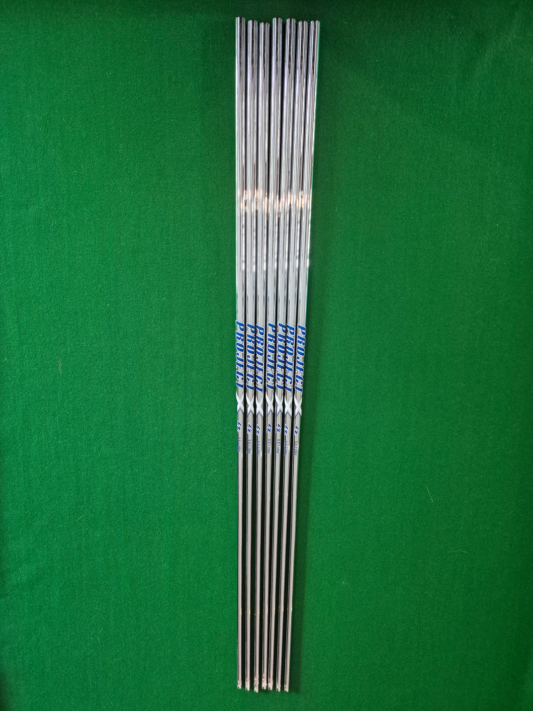 Project X LZ 5.5 Iron Steel Shafts Regular - Set of 7 Shafts - New