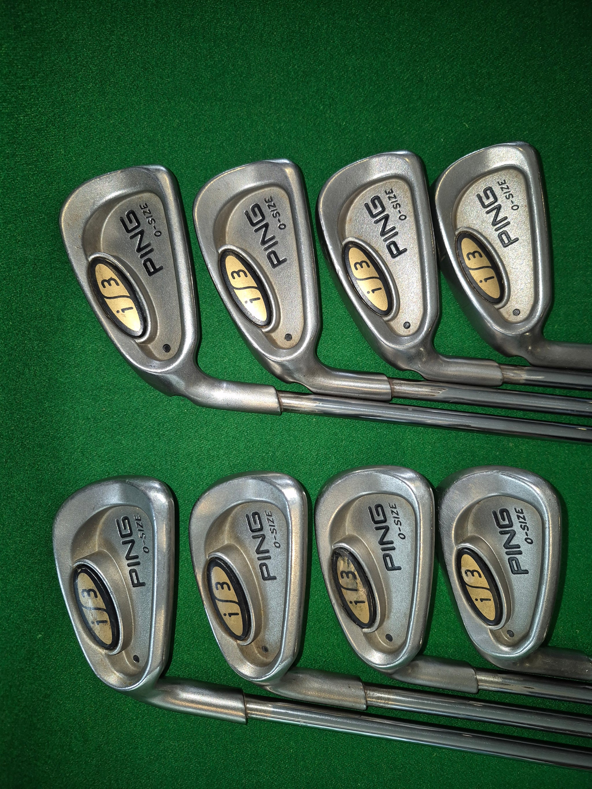 PING i3 O-SIZE アイアンセット Ping i3 O-Size Irons LH 4 - SW Stiff Black Dot – Golfers Market
