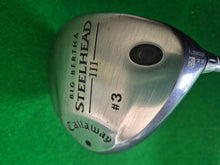 Load image into Gallery viewer, Callaway Big Bertha Steelhead III Fairway 3 Wood Regular with Cover
