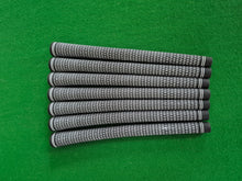 Load image into Gallery viewer, Lamkin Crossline Golf Grips - Black &amp; White - Standard size - Set of 7 grips - New
