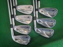 Load image into Gallery viewer, Callaway X Forged 2018 Irons 3 - PW (no 8 iron) Stiff
