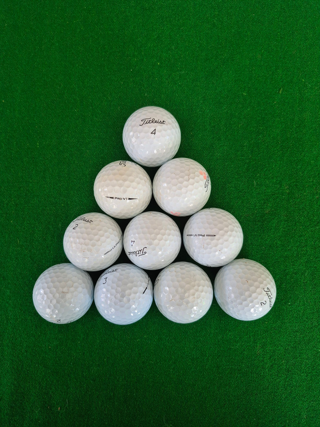 Titleist Pro V1 Golf Balls - A grade - 10 balls per Pack
