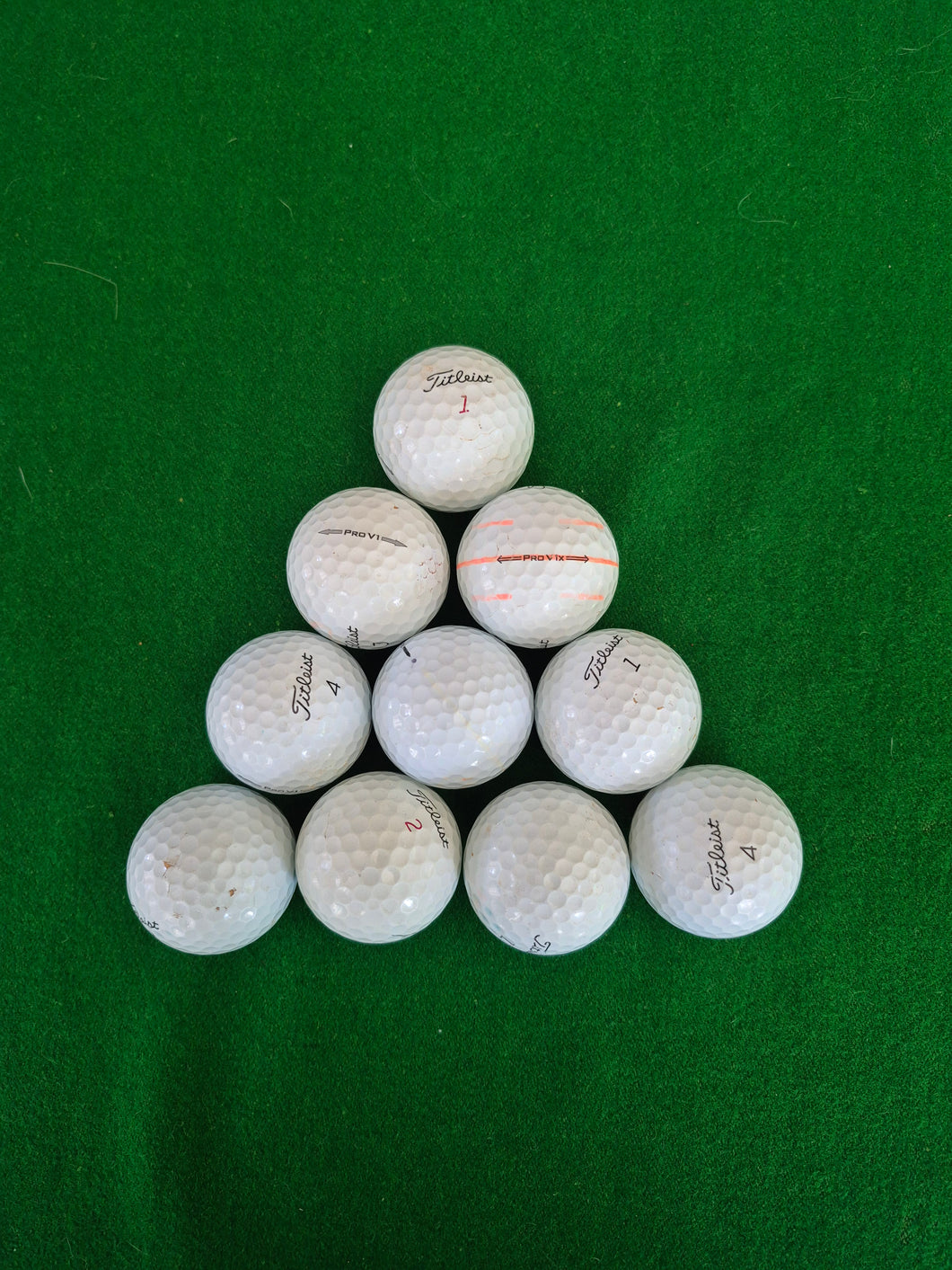 Titleist Pro V1 & Pro V1x Golf Balls - B grade - 10 balls per Pack