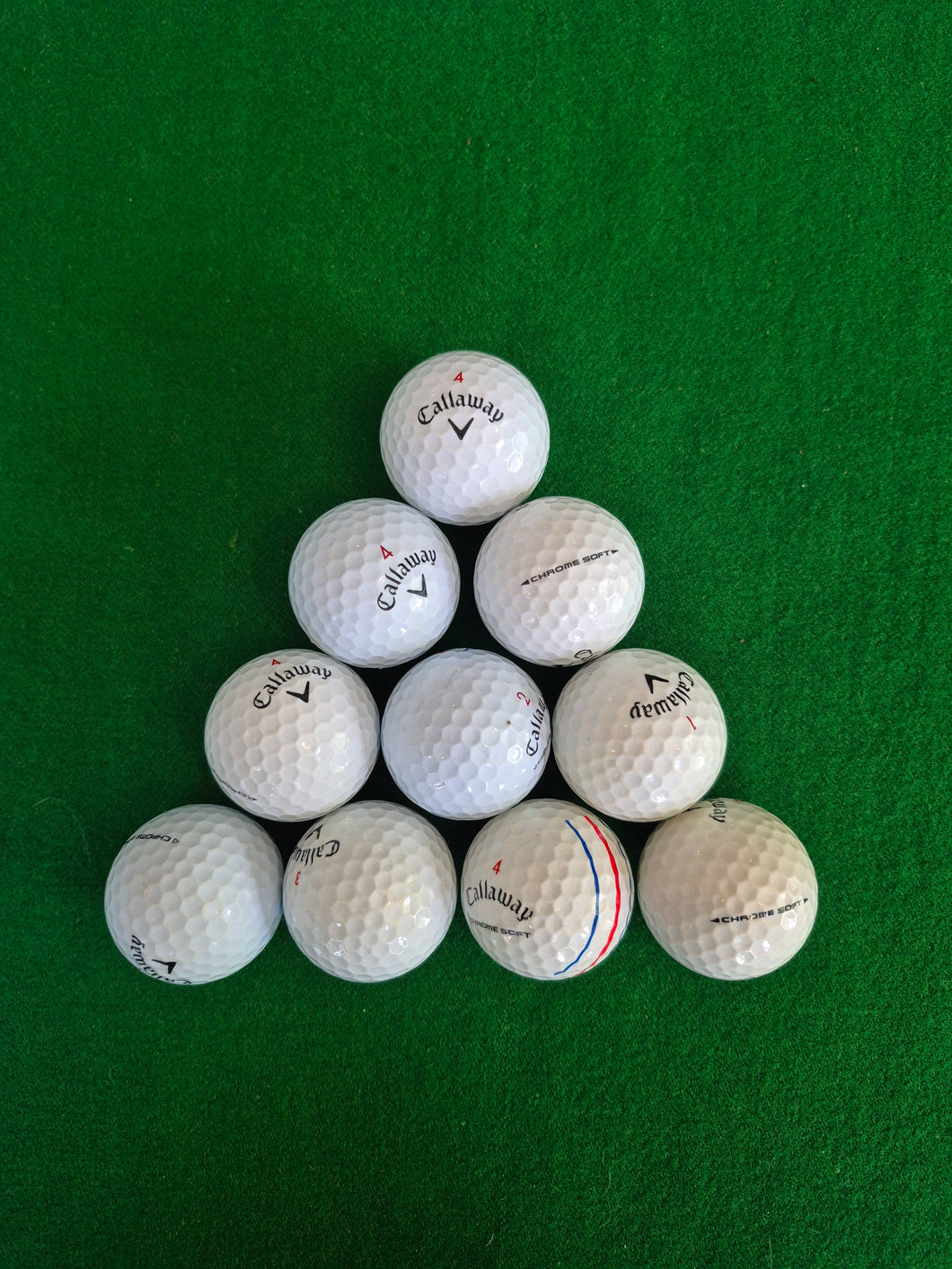 Callaway Chrome Soft Golf Balls - A grade - 10 balls per Pack