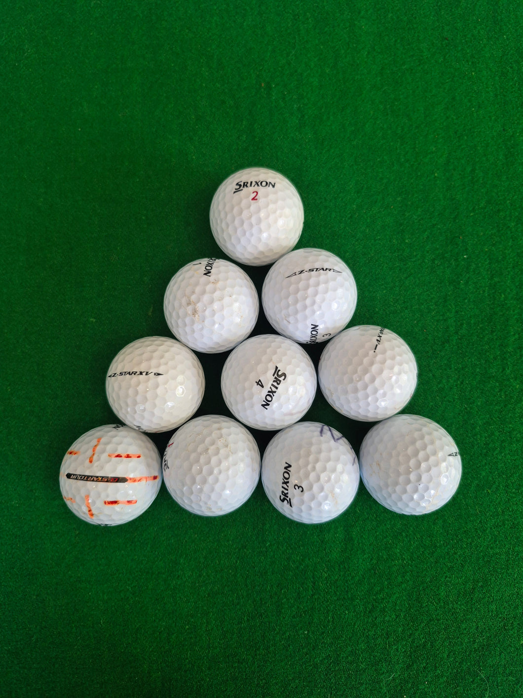 Srixon Z-Star Golf Balls - A grade (Marked) - 10 balls per Pack