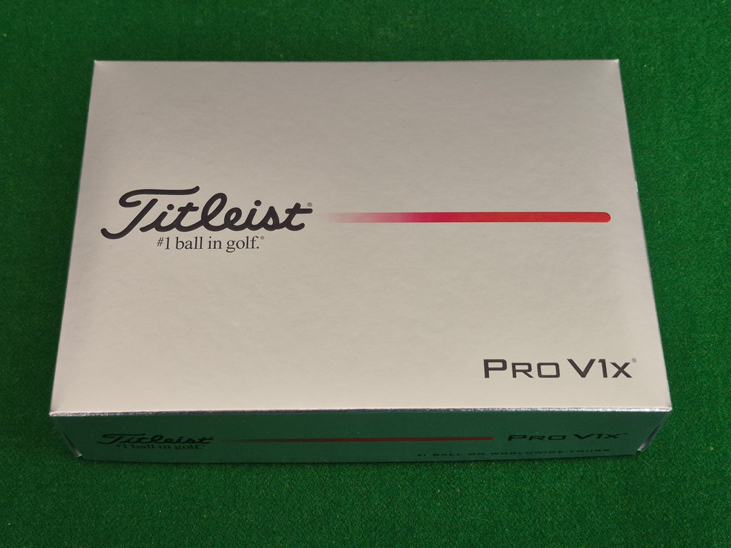 New Titleist Pro V1x 2025 Golf Balls - 12 balls per Pack - Brand New
