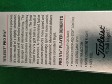 Load image into Gallery viewer, New Titleist Pro V1x 2025 Golf Balls - 3 balls per Sleeve - Brand New
