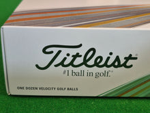 Load image into Gallery viewer, New Titleist Velocity Golf Balls - 12 balls per Pack - Brand New
