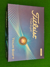 Load image into Gallery viewer, New Titleist Tour Soft Golf Balls - 12 balls per Pack - Brand New
