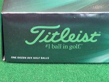 Load image into Gallery viewer, New Titleist AVX Golf Balls - 12 balls per Pack - Brand New
