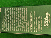 Load image into Gallery viewer, New Titleist AVX Golf Balls - 3 balls per Sleeve - Brand New
