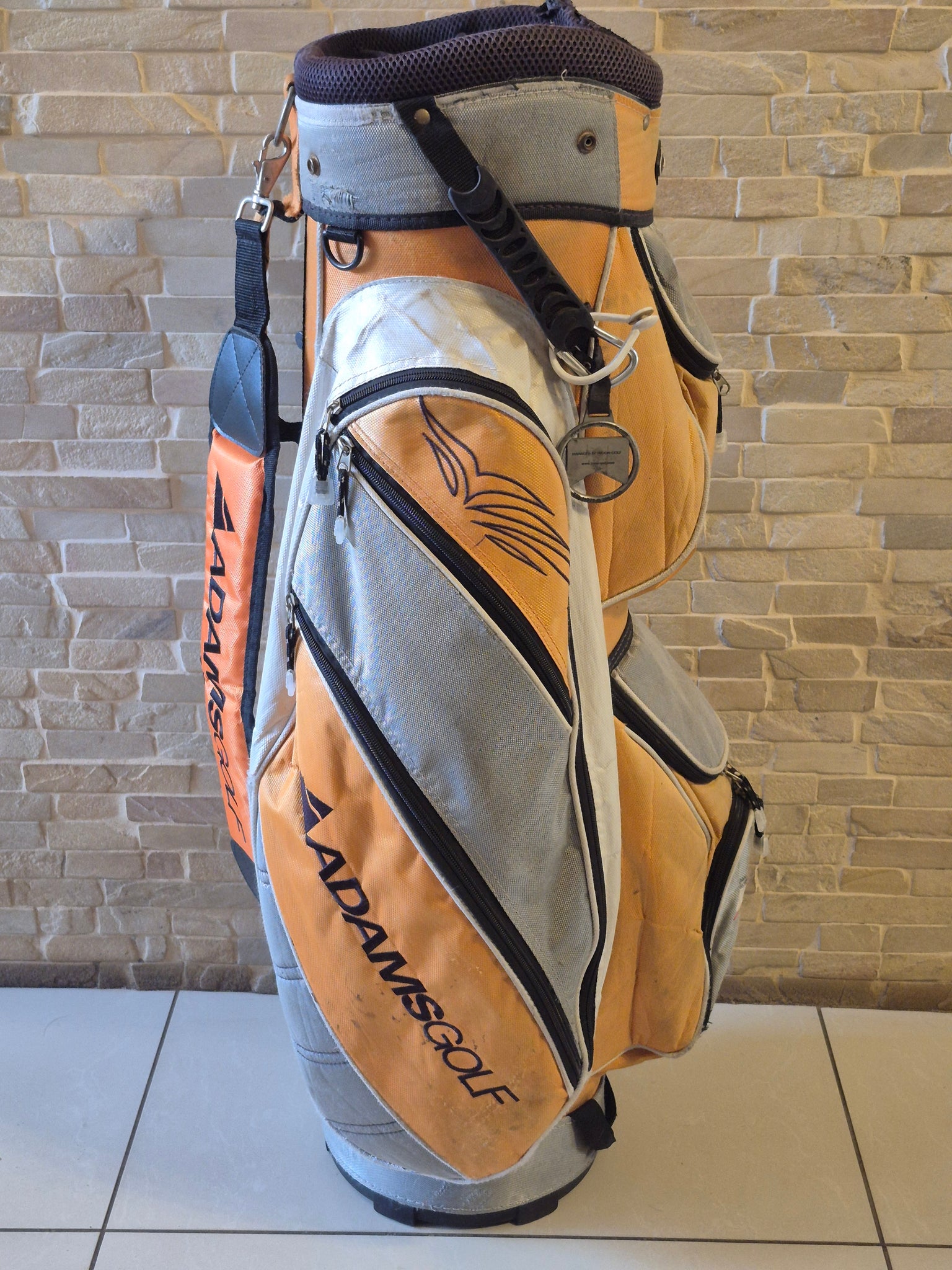 Adams Golf Cart Bag with Rain Cover Golfers Market Adams Golf Cart Bag with Rain Cover Golfers Market