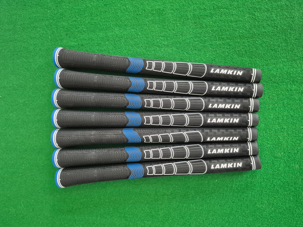 New Lamkin Sonar Golf Grips - Black - Standard size - Set of 7 grips - New