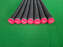 Load image into Gallery viewer, New Callaway Golf Club Grips - Black - Standard size - Set of 7 grips - New
