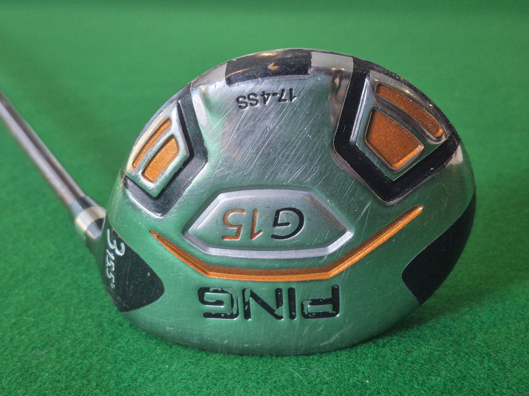Ping G15 Fairway 3 Wood 15.5° Stiff with Cover and New Grip