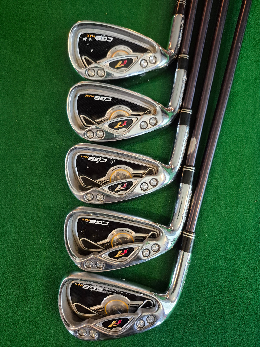 テーラーメイドCGBMAX アイアンセット 5-9番　P TaylorMade R7 CGB Max Irons 5 - 9 LH Regular – Golfers Market