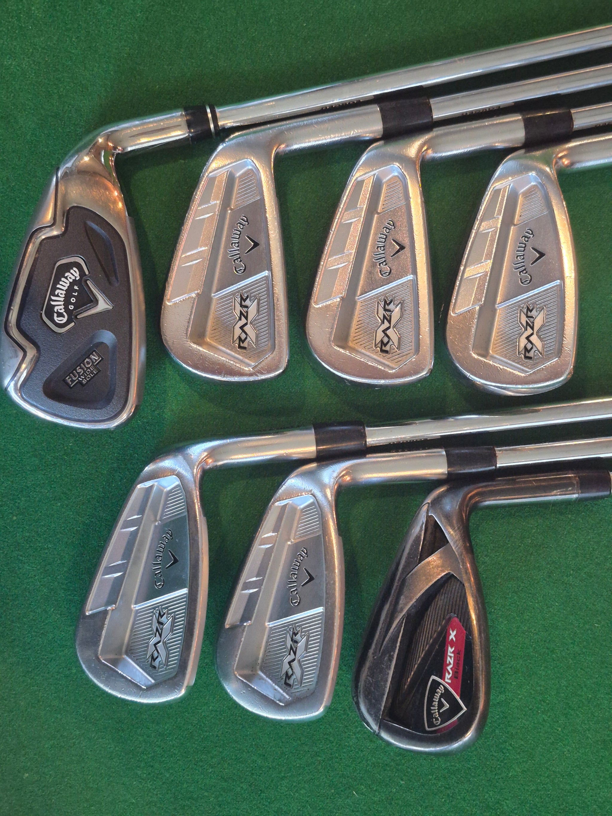 Callaway RAZR X Irons 4 - SW (no 7 Iron) Stiff – Golfers Market