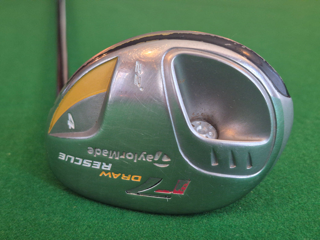 TaylorMade R7 Draw Rescue 4 Hybrid 22° Regular with Cover – Golfers Market