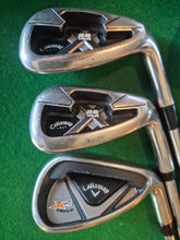 Load image into Gallery viewer, Callaway X22 Tour Irons 4 - PW Stiff with New Grips
