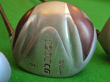 Load image into Gallery viewer, Black November Deal: Wilson 1200CG Driver 10.5°, 3 Wood, 3 &amp; 4 Hybrid Set Uniflex with Covers
