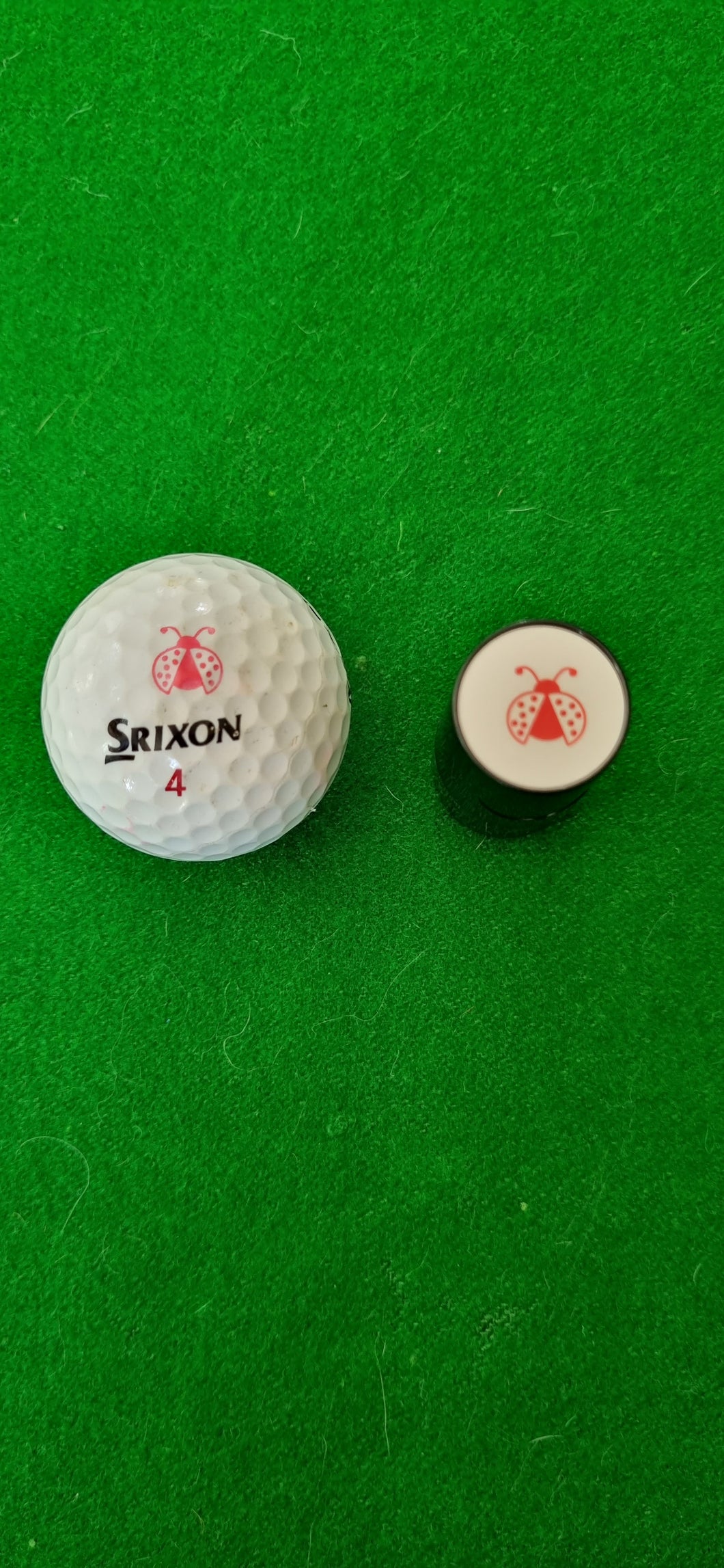 Golf Ball Stamp Marker - Ladybug - New