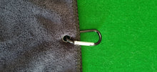 Load image into Gallery viewer, Golf Towel with Clip - Black - New
